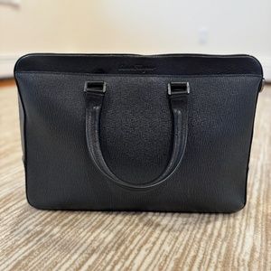 Salvatore Ferragamo Grigio Briefcase
